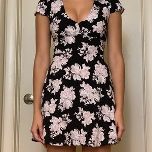 Flower print dress